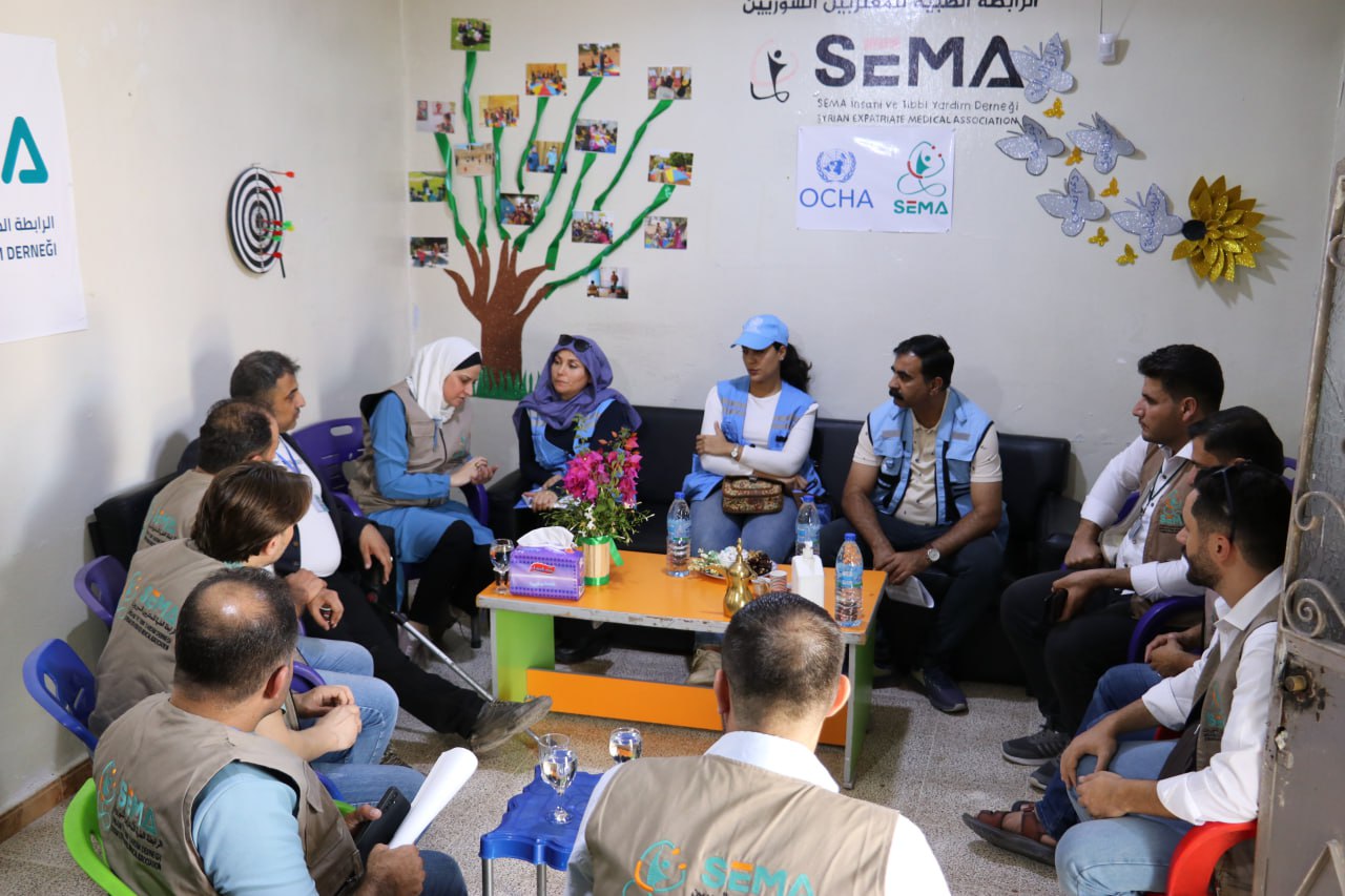 OCHA in a New Visit to SEMA’s Protection Centers